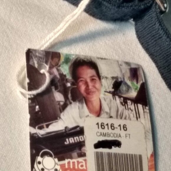 Vacation-Ready! NWT Malia designs blue elephant print crossbody bag - Picture 5 of 6